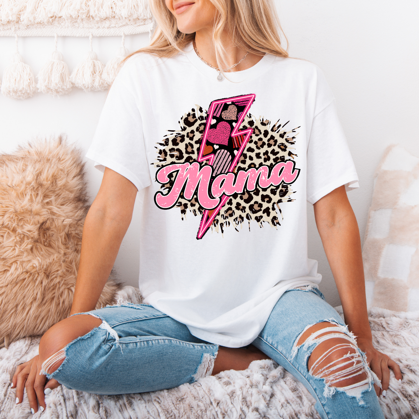 Mama Leopard Lightning Bolt